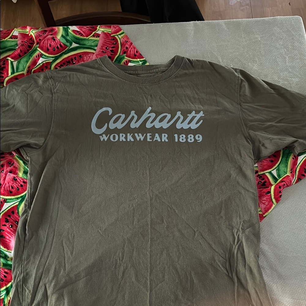 Carhartt Green Loose Fit Short Sleeve Tee